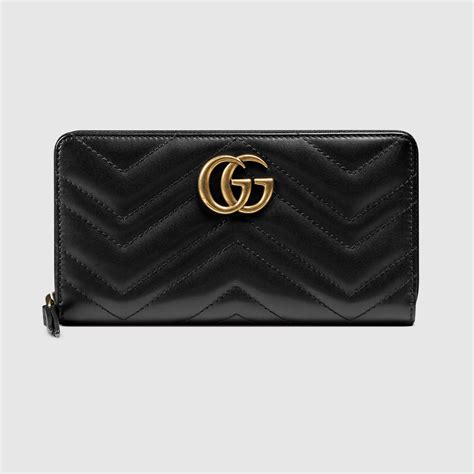 gucci wallet women marmont|gucci marmont zip around wallet.